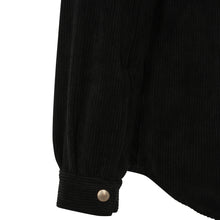 Load image into Gallery viewer, Noir Corduroy Unisex Overshirt
