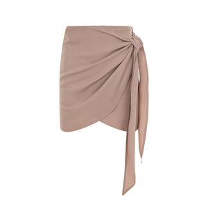 'Anémone' Wrap Mini Skirt