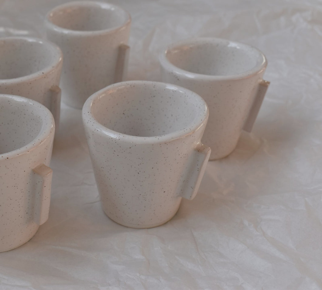 'Cycladic Face'  |  ceramic espresso cup
